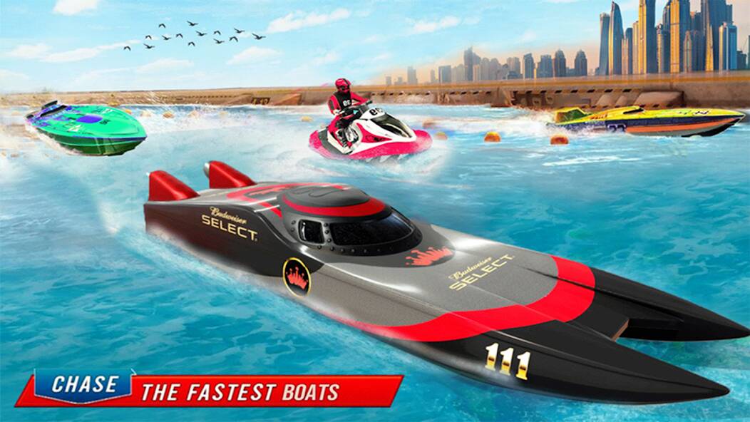 Скачать Jetski Boat racing: Boat Games (Взлом открыто все) версия 0.4.4 apk на Андроид