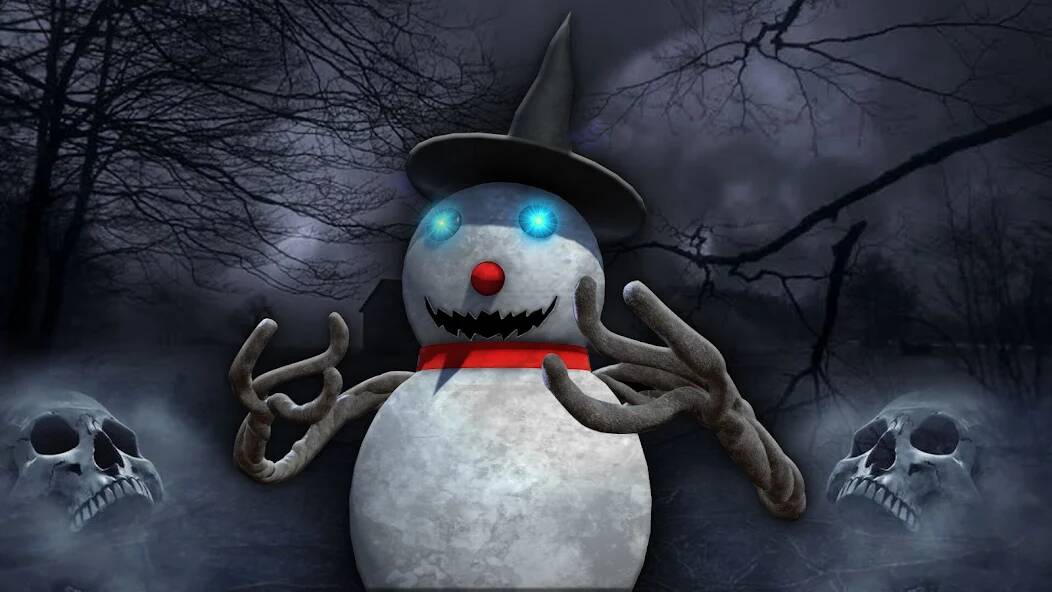 Скачать Evil Scary Snowman Games 3d (Взлом на деньги) версия 2.7.1 apk на Андроид