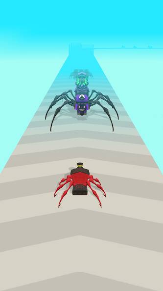 Скачать Merge Spider Train. (Взлом на деньги) версия 1.3.4 apk на Андроид