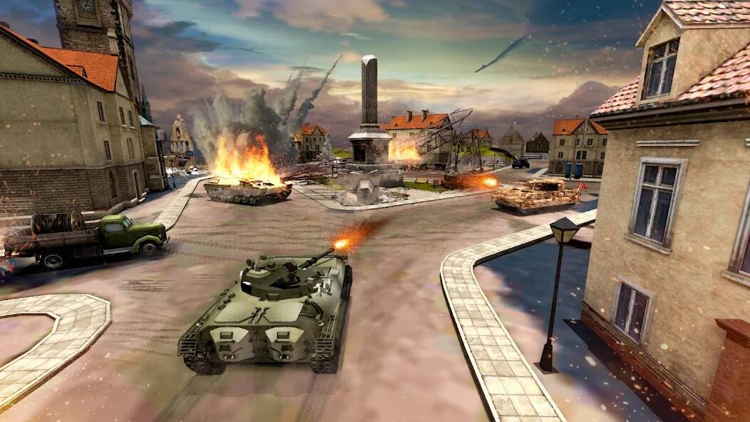Скачать Армейские танковые игры война (Взлом открыто все) версия 0.3.5 apk на Андроид