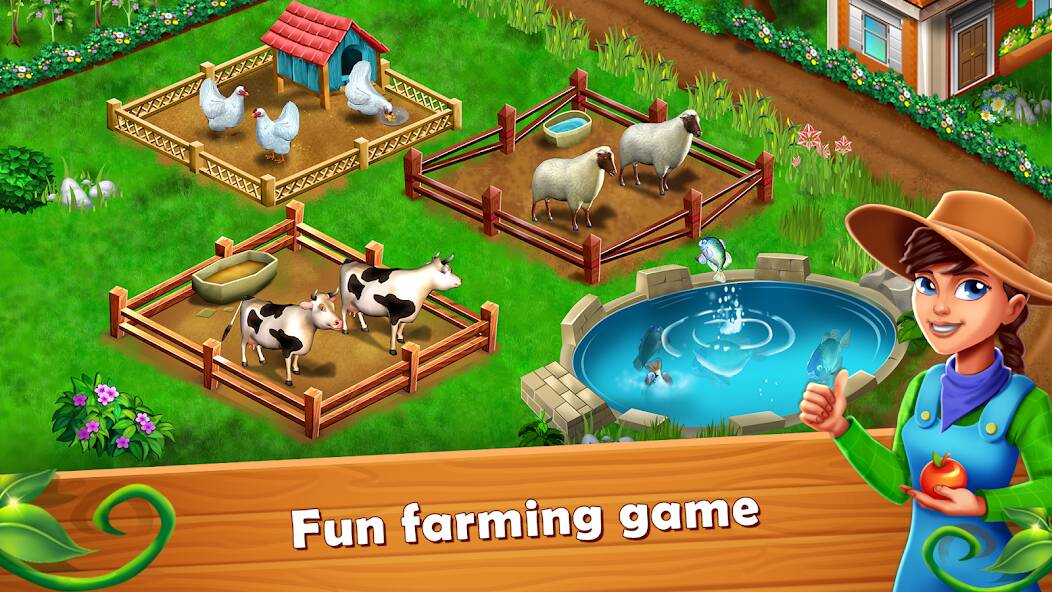 Скачать Farm Fest : ферма симулятор (Взлом на деньги) версия 0.8.5 apk на Андроид