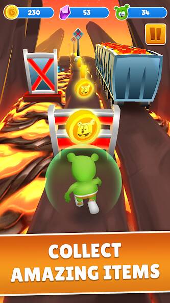 Скачать Gummy Bear Run-бесконечный бег (Взлом на деньги) версия 0.7.3 apk на Андроид