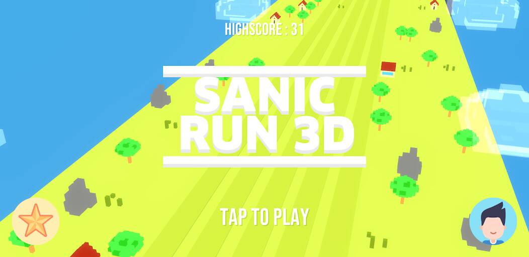 Скачать Sanic Run 3D (Взлом на монеты) версия 0.8.8 apk на Андроид