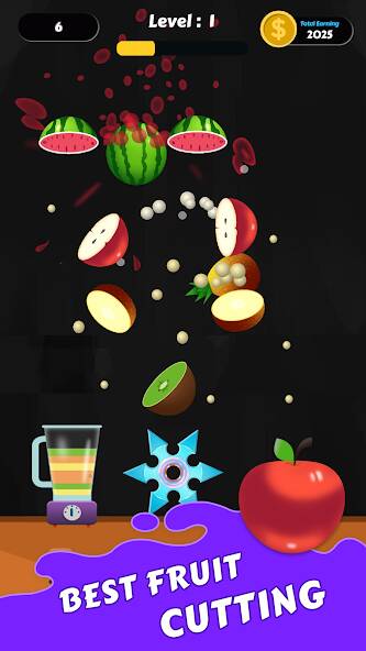 Скачать Fruit Cut Master - Crazy Slash (Взлом открыто все) версия 2.5.8 apk на Андроид