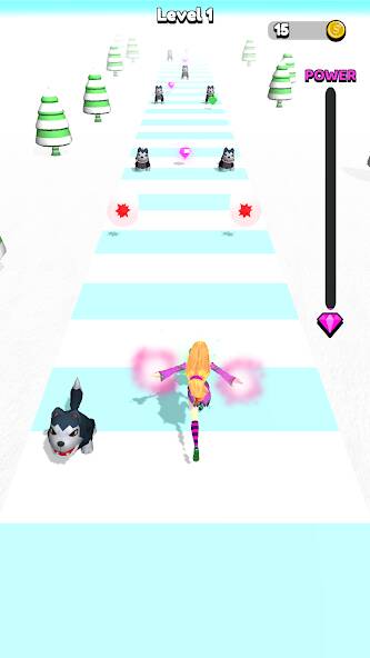 Скачать Power Girl 3D (Взлом на деньги) версия 2.8.2 apk на Андроид