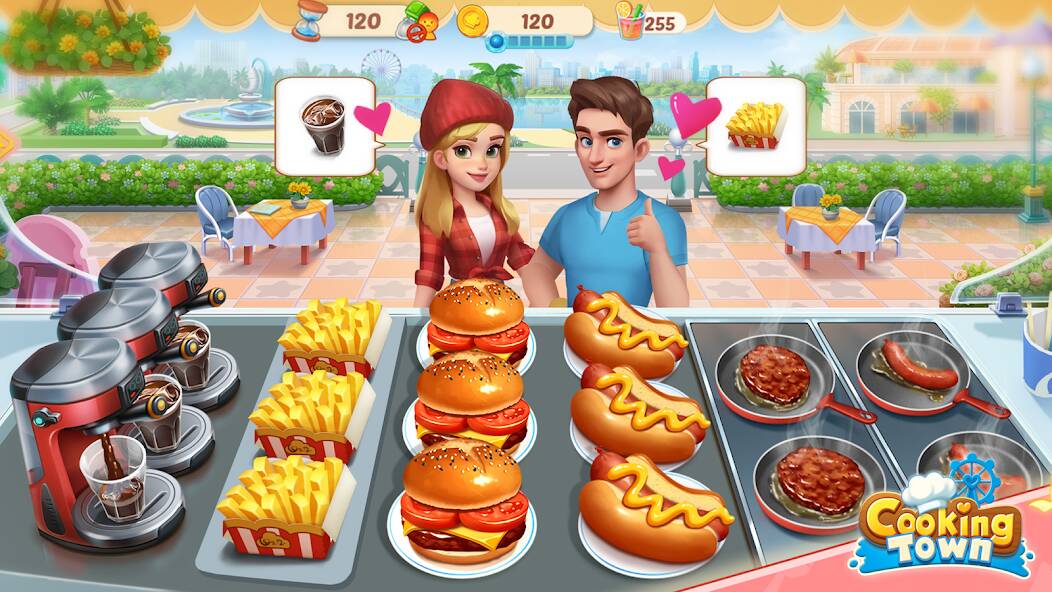 Скачать Cooking Town - Restaurant Game (Взлом на монеты) версия 0.4.9 apk на Андроид