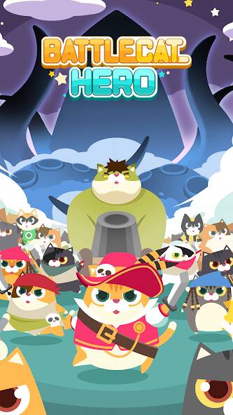 Скачать Battle Cat Hero (Взлом открыто все) версия 0.8.3 apk на Андроид