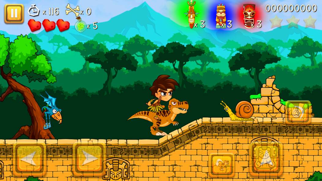 Скачать Super Warrior Dino Adventures (Взлом на монеты) версия 0.9.8 apk на Андроид