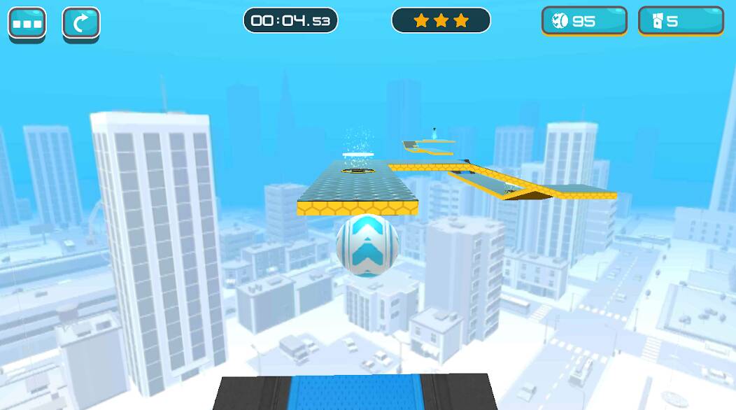 Скачать Gyro Ball 3D (Взлом на монеты) версия 2.3.9 apk на Андроид