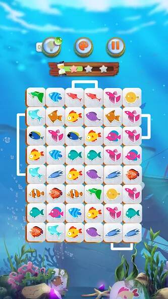 Скачать Mahjong Connect Fish World (Взлом на монеты) версия 2.4.5 apk на Андроид