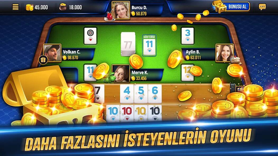 Скачать Tekel Okey - Online Çanak Okey (Взлом открыто все) версия 2.2.5 apk на Андроид
