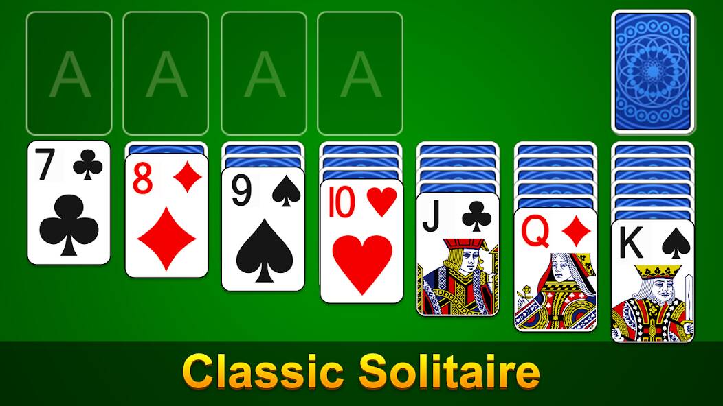 Скачать Solitaire - Classic Card Game (Взлом на монеты) версия 2.4.5 apk на Андроид