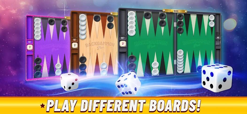 Скачать Backgammon Plus - Board Game (Взлом на деньги) версия 2.7.8 apk на Андроид