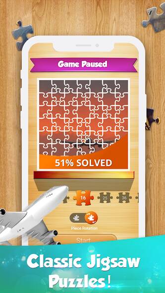 Скачать Jigsaw Go - Classic Jigsaw Puz (Взлом на деньги) версия 1.1.9 apk на Андроид