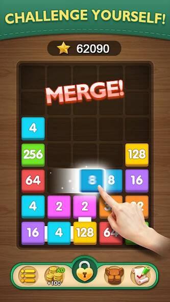 Скачать Merge Puzzle-Number Games (Взлом на монеты) версия 1.3.3 apk на Андроид