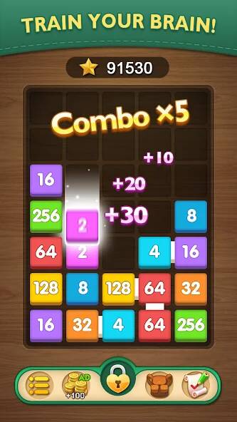 Скачать Merge Puzzle-Number Games (Взлом на монеты) версия 1.3.3 apk на Андроид