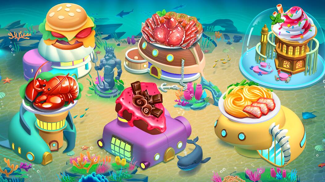 Скачать Cooking Aquarium - A Star Chef (Взлом на монеты) версия 0.9.5 apk на Андроид