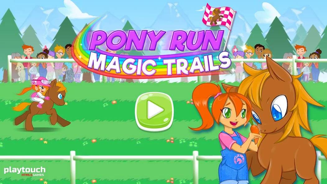 Скачать Pony Run : Magic Trails (Взлом на деньги) версия 1.2.4 apk на Андроид