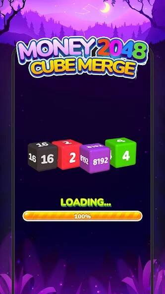 Скачать Money 2048-Cube Merge (Взлом открыто все) версия 0.8.5 apk на Андроид