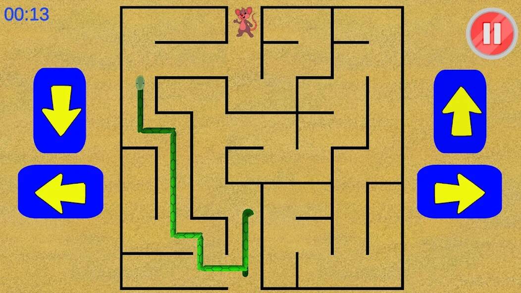 Скачать Snake Maze game (Взлом открыто все) версия 1.2.6 apk на Андроид