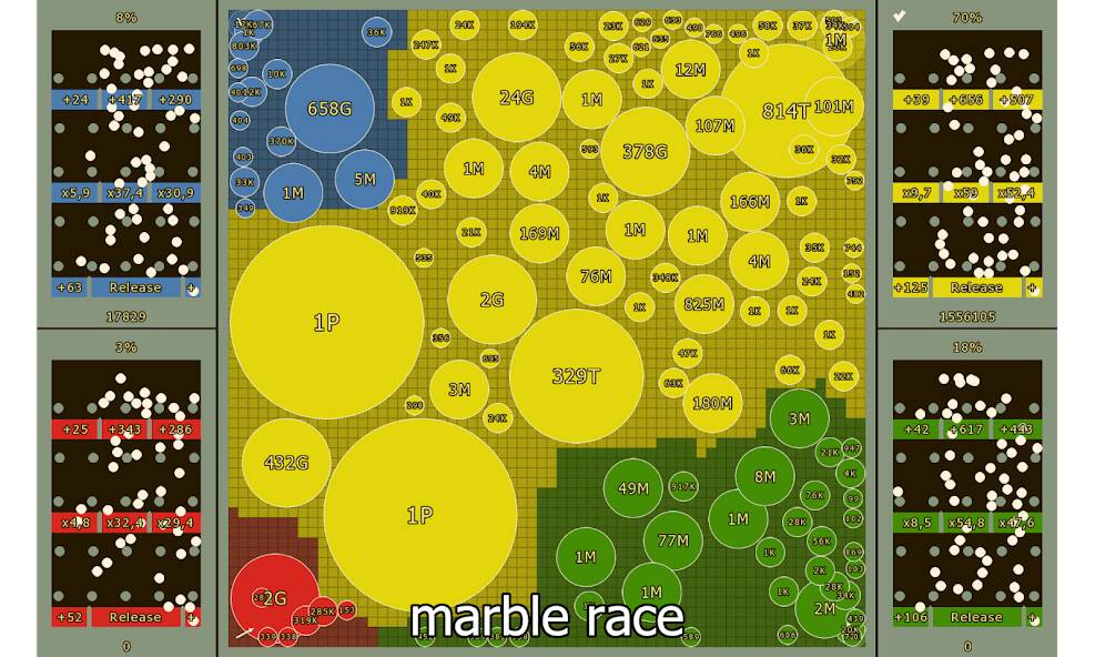 Скачать Marble Race and Territory War (Взлом открыто все) версия 1.9.4 apk на Андроид