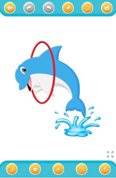 Скачать dolphin coloring game (Взлом открыто все) версия 1.9.8 apk на Андроид