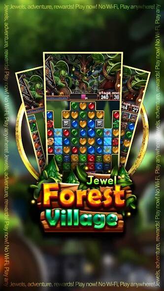 Скачать Jewel Forest Village (Взлом на деньги) версия 1.3.4 apk на Андроид