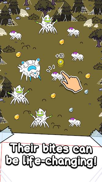 Скачать Spider Evolution: Игра Паук (Взлом открыто все) версия 2.1.5 apk на Андроид