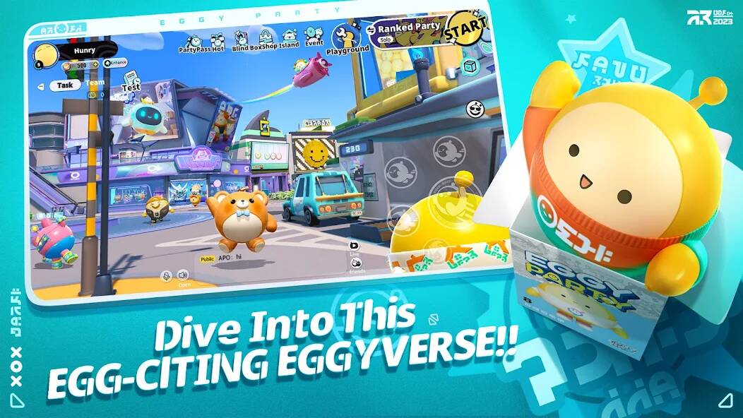 Скачать Eggy Party (Взлом на деньги) версия 0.5.6 apk на Андроид