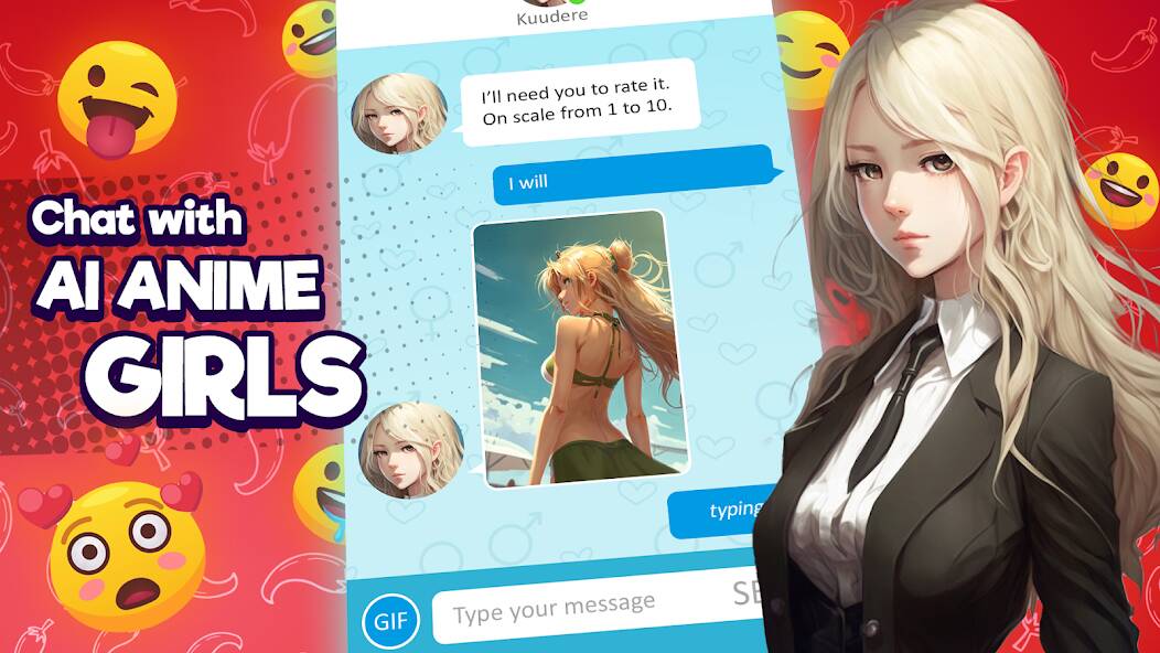 Скачать Anime Girlfriend - AI Chat (Взлом открыто все) версия 0.8.2 apk на Андроид