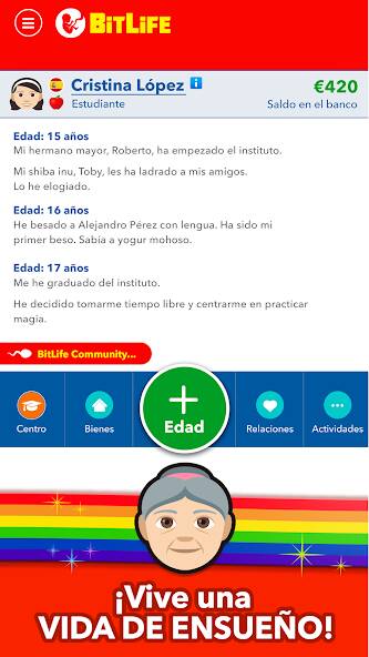 Скачать BitLife Español (Взлом на деньги) версия 1.3.4 apk на Андроид