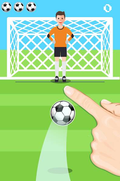 Скачать Penalty Shootout Game Offline (Взлом на деньги) версия 1.6.7 apk на Андроид