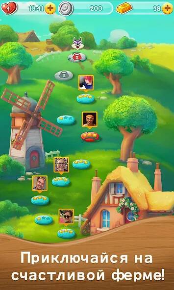 Скачать Farm Heroes Super Saga (Взлом на монеты) версия 1.8.4 apk на Андроид