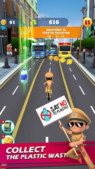 Скачать Little Singham Cycle Race (Взлом на монеты) версия 2.7.6 apk на Андроид