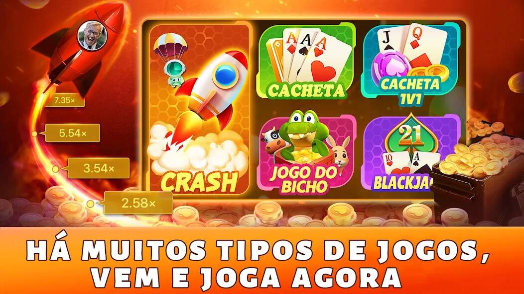 Скачать Crash:Jogo do bicho (Взлом на деньги) версия 2.4.2 apk на Андроид