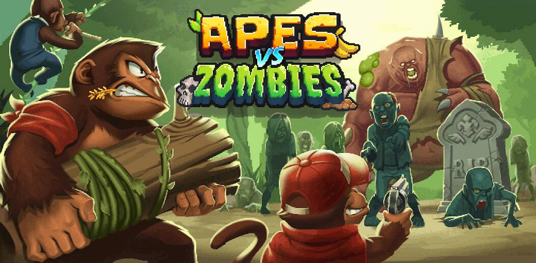 Скачать Apes vs. Zombies (Взлом на монеты) версия 2.8.8 apk на Андроид