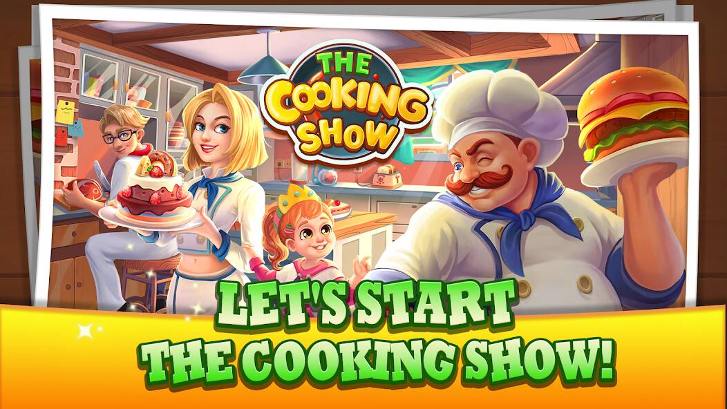 Скачать The Cooking Show (Взлом открыто все) версия 1.2.2 apk на Андроид