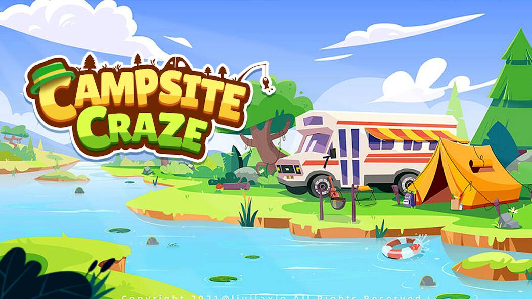 Скачать Campsite Craze: Puzzle Merge (Взлом на монеты) версия 0.9.1 apk на Андроид