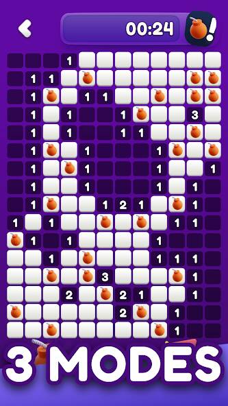 Скачать Minesweeper Bomb Logic Puzzles (Взлом открыто все) версия 0.6.7 apk на Андроид