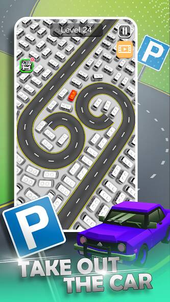 Скачать Parking Jam: Car Parking (Взлом на деньги) версия 1.9.5 apk на Андроид