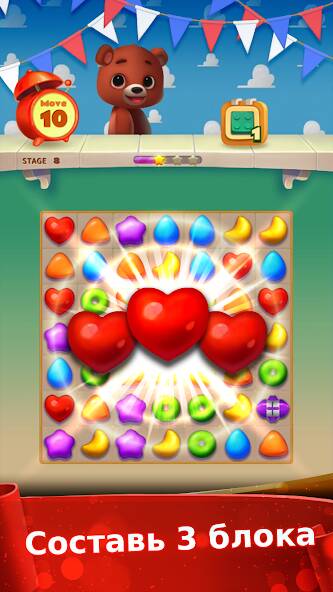 Скачать Toy Bear Sweet POP: Match 3 (Взлом на монеты) версия 0.2.3 apk на Андроид