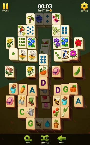 Скачать Пасьянс Mahjong Blossom (Взлом на монеты) версия 2.9.4 apk на Андроид