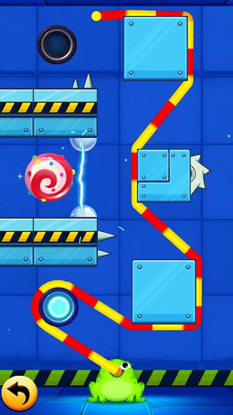Скачать Frog Thife: Candy Thief Puzzle (Взлом на монеты) версия 0.4.3 apk на Андроид