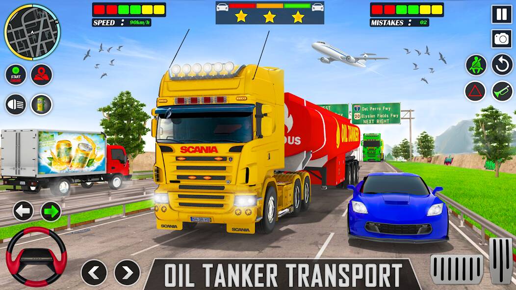 Скачать Offroad Oil Tanker Truck Games (Взлом открыто все) версия 1.9.9 apk на Андроид