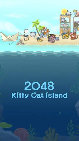 Скачать 2048 Kitty Cat Island (Взлом на деньги) версия 2.4.4 apk на Андроид