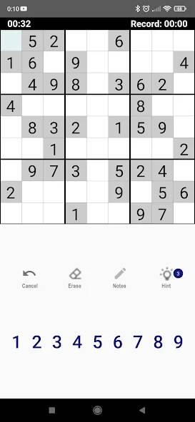 Скачать Sudoku Offline levels (Взлом открыто все) версия 2.5.3 apk на Андроид