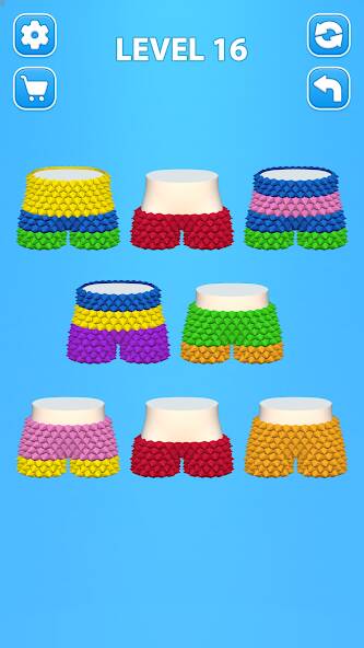 Скачать Cozy Knitting: Color Sort Game (Взлом на монеты) версия 1.6.1 apk на Андроид