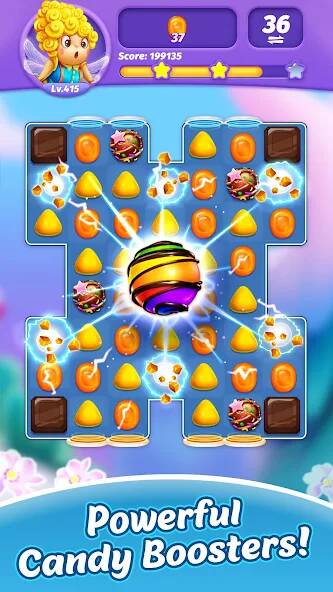 Скачать Candy Charming - Match 3 Games (Взлом открыто все) версия 2.9.9 apk на Андроид