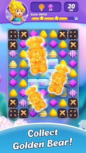 Скачать Candy Charming - Match 3 Games (Взлом открыто все) версия 2.9.9 apk на Андроид