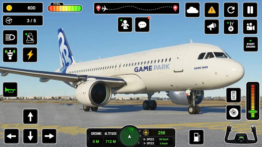 Скачать пилот симулятор: самолет игра (Взлом на деньги) версия 1.7.2 apk на Андроид
